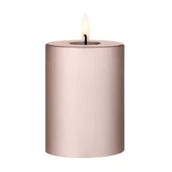 Ester & erik blokkaars LED, 94 Champagne Metallic, 10 cm< Led-Kaarsen