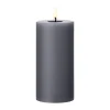 Ester & erik blokkaars LED, 74 Dark Slate, 15 cm< Led-Kaarsen