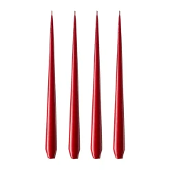 Ester & erik kaars 4-pack gelakt, winter berry, 42 cm< Kaarsen