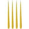 Ester & erik kaars 4-pack gelakt, dark Lemon drop 15/2-0, 42 cm< Kaarsen