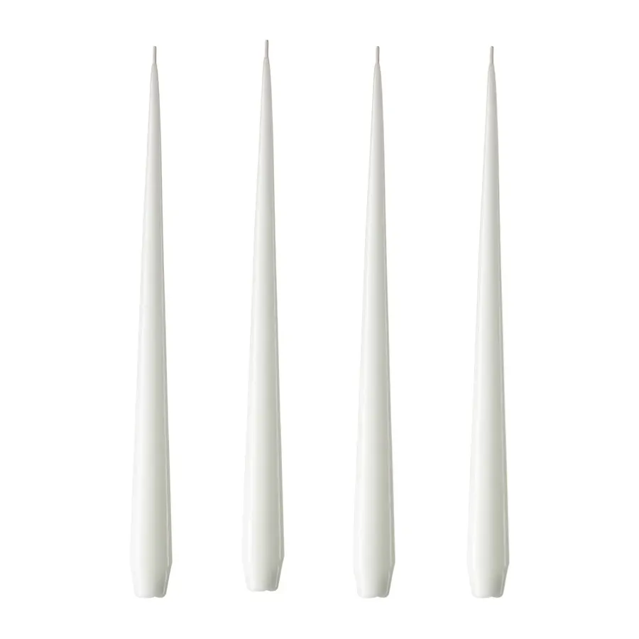 Ester & erik kaars 4-pack gelakt, pure white, 32 cm< Kaarsen