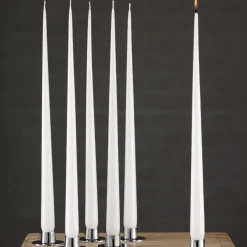 Ester & erik kaars 4-pack gelakt, pure white, 32 cm< Kaarsen