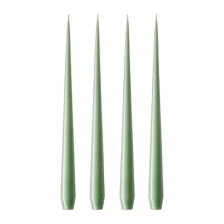 Ester & erik kaars 4-pack gelakt, eucalyptus, 32 cm< Kaarsen