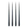 Ester & erik kaars 4-pack gelakt, dark slate, 32 cm< Kaarsen