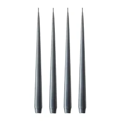 Ester & erik kaars 4-pack gelakt, dark slate, 32 cm< Kaarsen