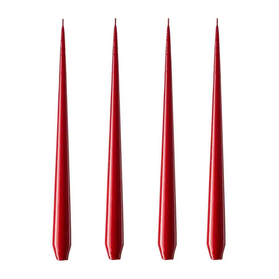 Ester & erik kaars 4-pack gelakt, winter berry, 32 cm< Kaarsen