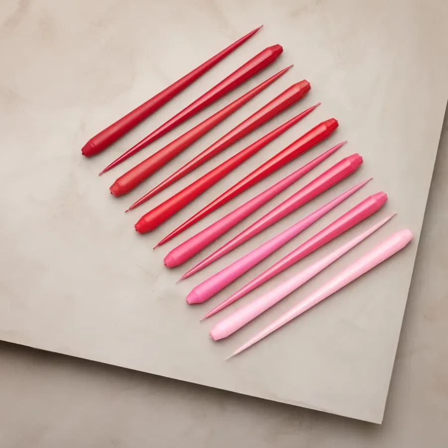 Ester & erik kaars 4-pack gelakt, winter berry, 32 cm< Kaarsen