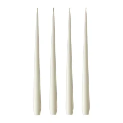 Ester & erik kaars 4-pack gelakt, ivory, 42 cm< Kaarsen