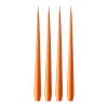 Ester & erik kaars 4-pack gelakt, Mild orange 16, 32 cm< Kaarsen
