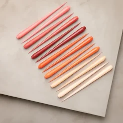 Ester & erik kaars 4-pack gelakt, aged rust, 32 cm< Kaarsen