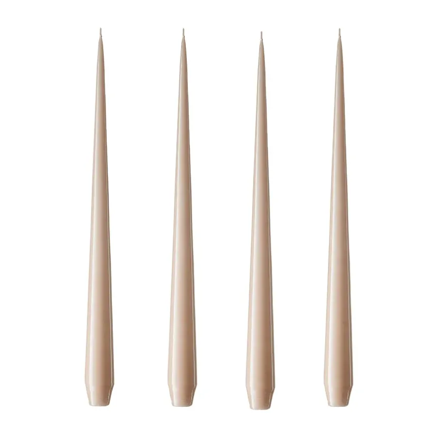 Ester & erik kaars 4-pack gelakt, ice latte, 32 cm< Kaarsen