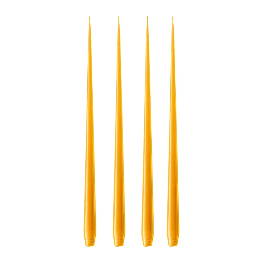Ester & erik kaars 4-pack gelakt, 85 Mango, 42 cm< Kaarsen