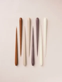 Ester & erik kaars 4-pack gelakt, Winter rose 84, 42 cm< Kaarsen