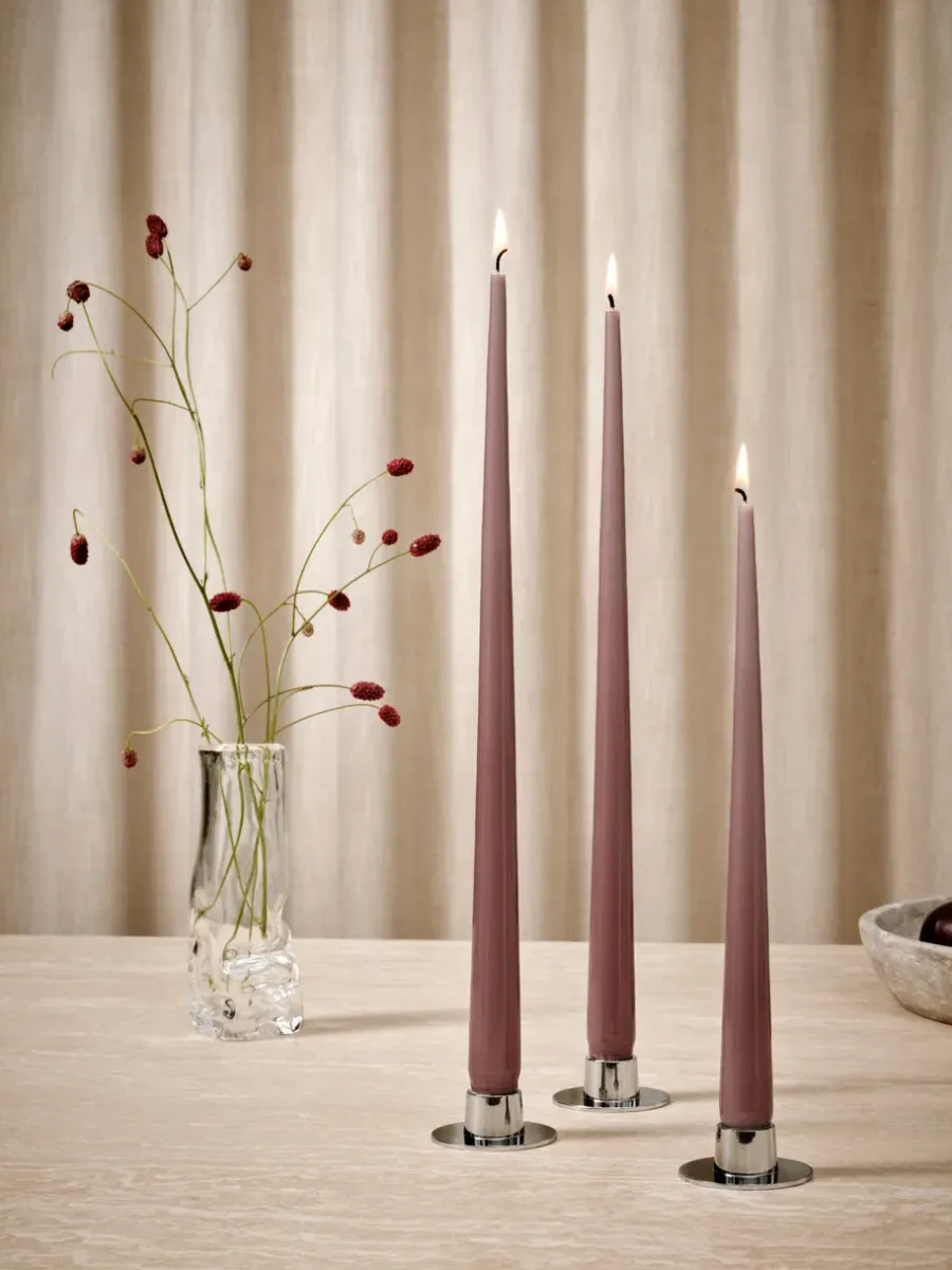 Ester & erik kaars 4-pack gelakt, Winter rose 84, 32 cm< Kaarsen