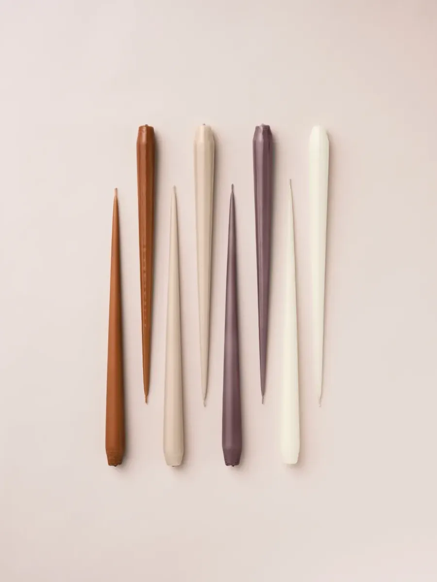 Ester & erik kaars 4-pack gelakt, Winter rose 84, 32 cm< Kaarsen