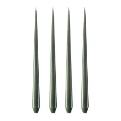 Ester & erik kaars 4-pack gelakt, green soil, 32 cm< Kaarsen