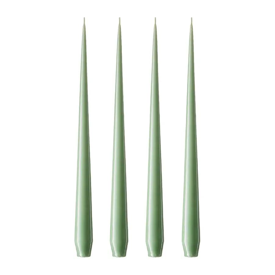 Ester & erik kaars 4-pack gelakt, eucalyptus, 42 cm< Kaarsen