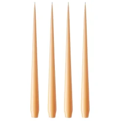 Ester & erik kaars 4-pack gelakt, dark Melon sorbet 19/2-0, 42 cm< Kaarsen