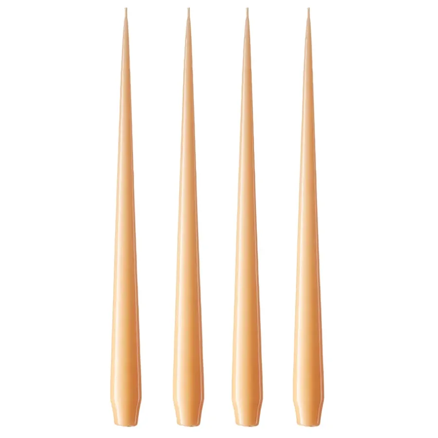 Ester & erik kaars 4-pack gelakt, dark Melon sorbet 19/2-0, 42 cm< Kaarsen