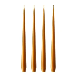 Ester & erik kaars 4-pack gelakt, mörk saffran, 32 cm< Kaarsen