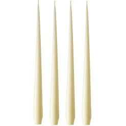 Ester & erik kaars 4-pack gelakt, Buttermilk 17-0, 32 cm< Kaarsen