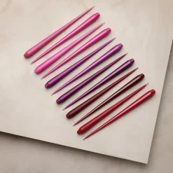 Ester & erik kaars 4-pack gelakt, Wine, 32 cm< Kaarsen