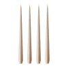 Ester & erik kaars 4-pack gelakt, ice latte, 42 cm< Kaarsen
