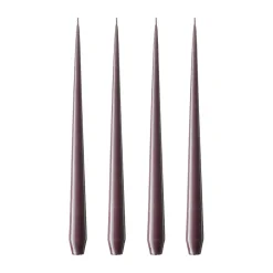 Ester & erik kaars 4-pack gelakt, muted mauve, 32 cm< Kaarsen
