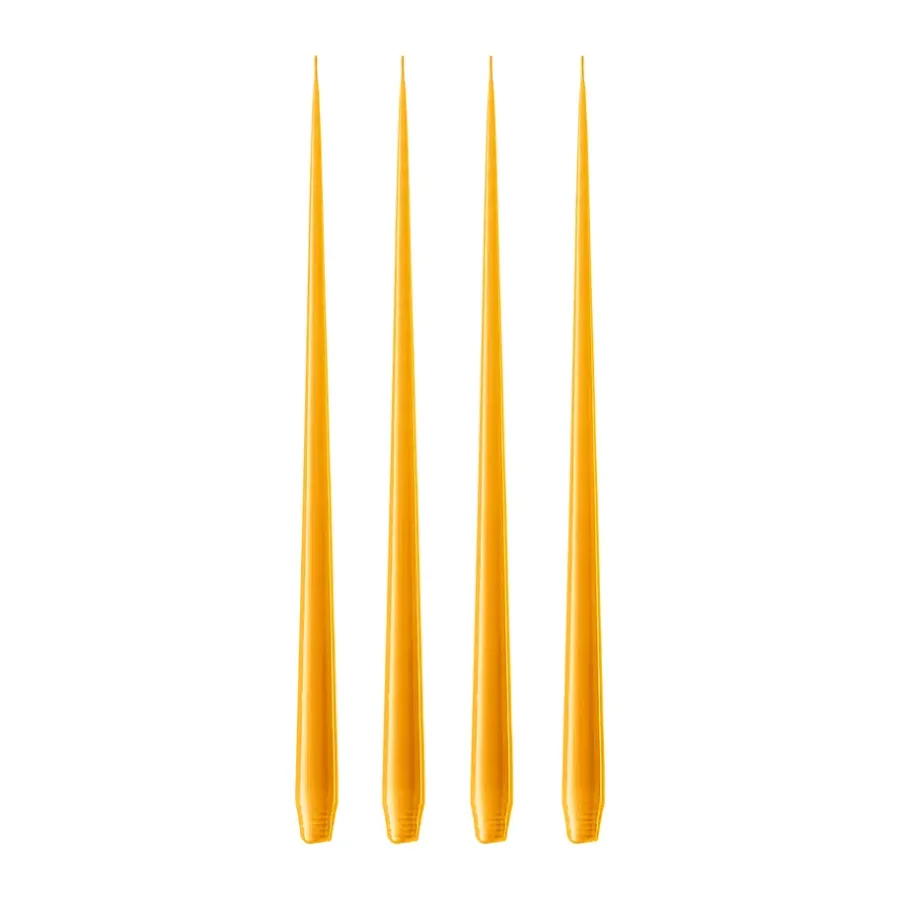 Ester & erik kaars 4-pack gelakt, 85 Mango, 32 cm< Kaarsen