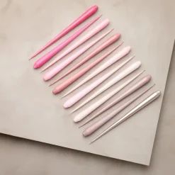 Ester & erik kaars 4-pack gelakt, old rose, 32 cm< Kaarsen