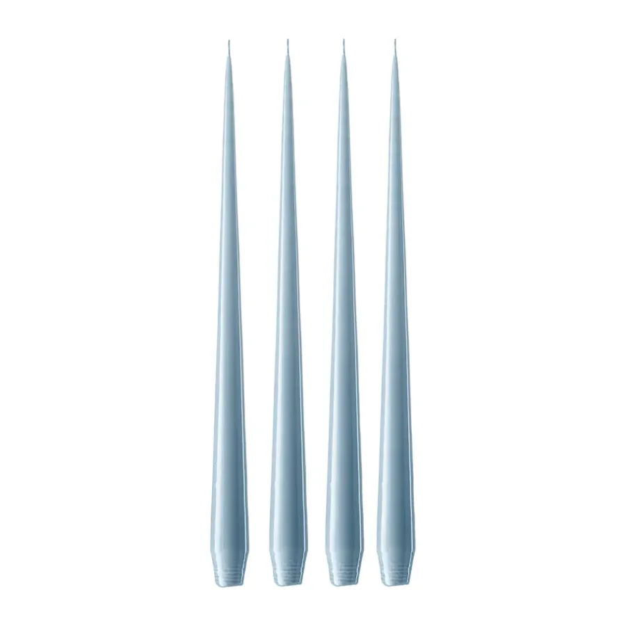 Ester & erik kaars 4-pack gelakt, Dusty blue 83, 32 cm< Kaarsen