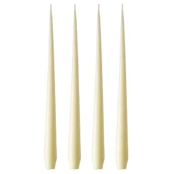 Ester & erik kaars 4-pack gelakt, lightyellow 17-0, 42 cm< Kaarsen