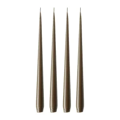 Ester & erik kaars 4-pack gelakt, Caviar 77, 42 cm< Kaarsen