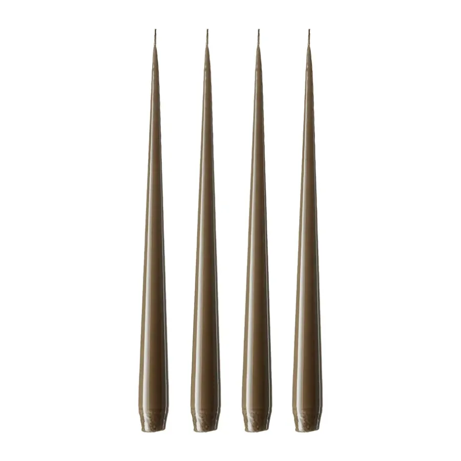 Ester & erik kaars 4-pack gelakt, Caviar 77, 42 cm< Kaarsen