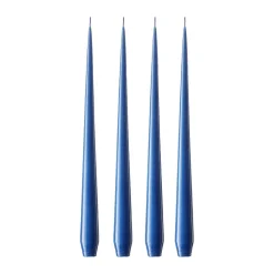 Ester & erik kaars 4-pack gelakt, Cornflower 48, 42 cm< Kaarsen