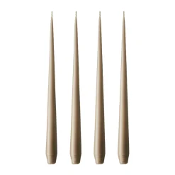 Ester & erik kaars 4-pack mat, nougat note, 32 cm< Kaarsen