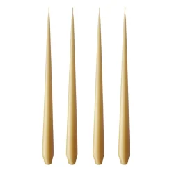 Ester & erik kaars 4-pack mat, beige 14/2, 42 cm< Kaarsen