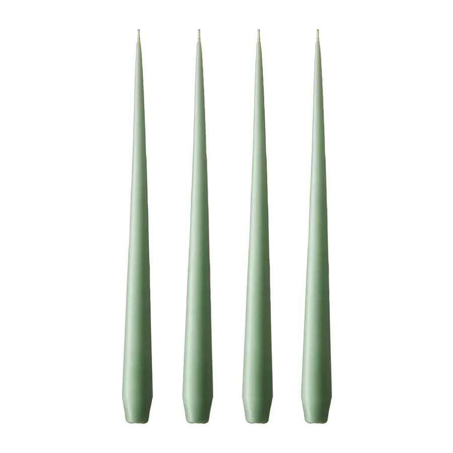 Ester & erik kaars 4-pack mat, eucalyptus, 42 cm< Kaarsen