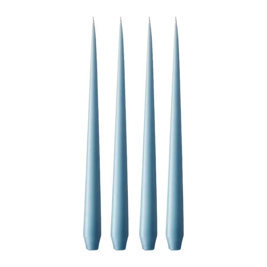 Ester & erik kaars 4-pack mat, Moon blue 37, 32 cm< Kaarsen