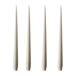 Ester & erik kaars 4-pack mat, linen grey, 32 cm< Kaarsen