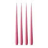 Ester & erik kaars 4-pack mat, Clear pink 41, 32 cm< Kaarsen
