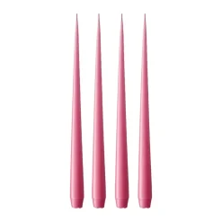 Ester & erik kaars 4-pack mat, Clear pink 41, 32 cm< Kaarsen