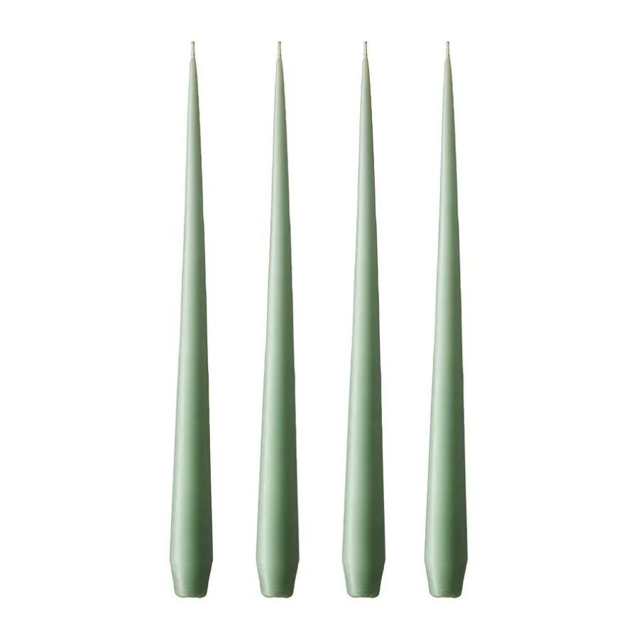 Ester & erik kaars 4-pack mat, eucalyptus, 32 cm< Kaarsen