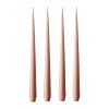 Ester & erik kaars 4-pack mat, rosy caramel, 42 cm< Kaarsen