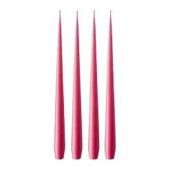 Ester & erik kaars 4-pack mat, Deep pink 41/2, 32 cm< Kaarsen