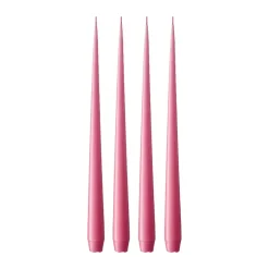 Ester & erik kaars 4-pack mat, Clear pink 41, 42 cm< Kaarsen
