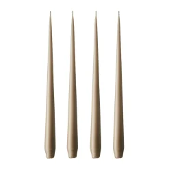 Ester & erik kaars 4-pack mat, nougat note, 42 cm< Kaarsen