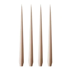 Ester & erik kaars 4-pack mat, ice latte, 42 cm< Kaarsen