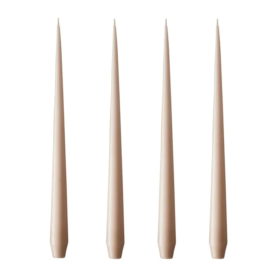 Ester & erik kaars 4-pack mat, ice latte, 32 cm< Kaarsen