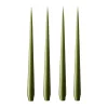 Ester & erik kaars 4-pack mat, olive glow, 42 cm< Kaarsen